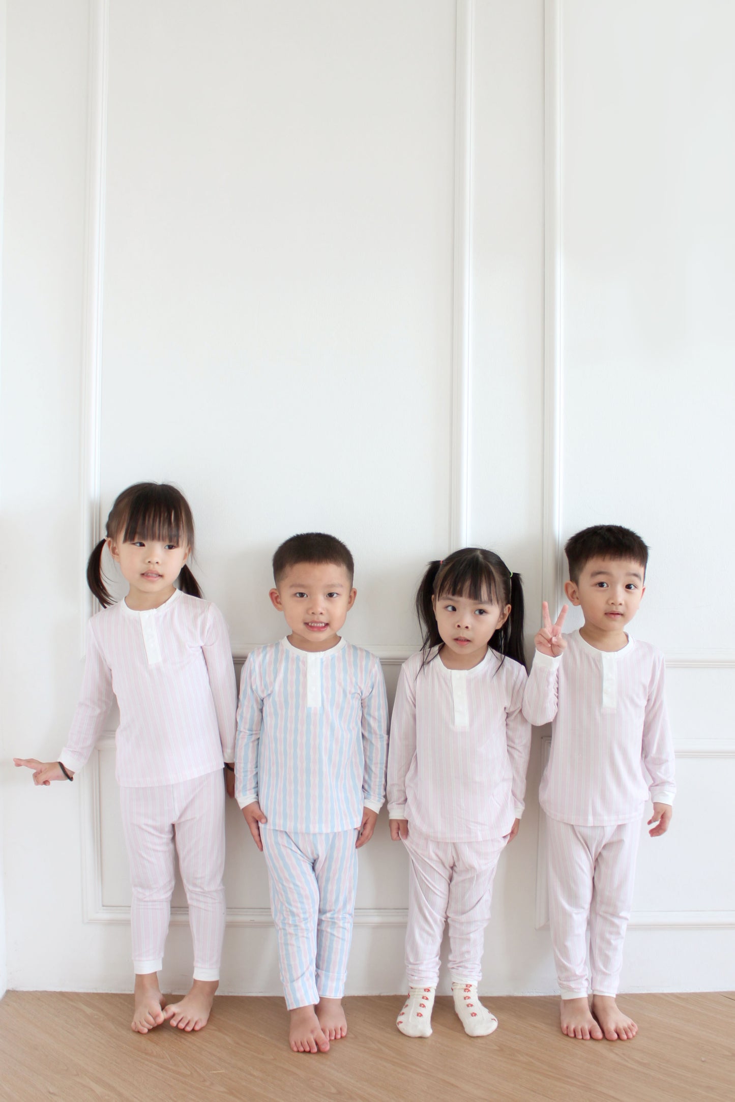 Sustainable Choice Modal Baggy Onepiece - Pink Stripe