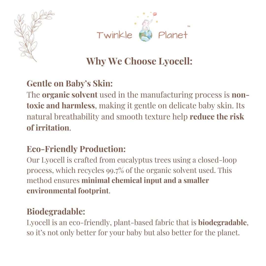 Twinkle Planet Eucalyptus Lyocell Baby Swaddle