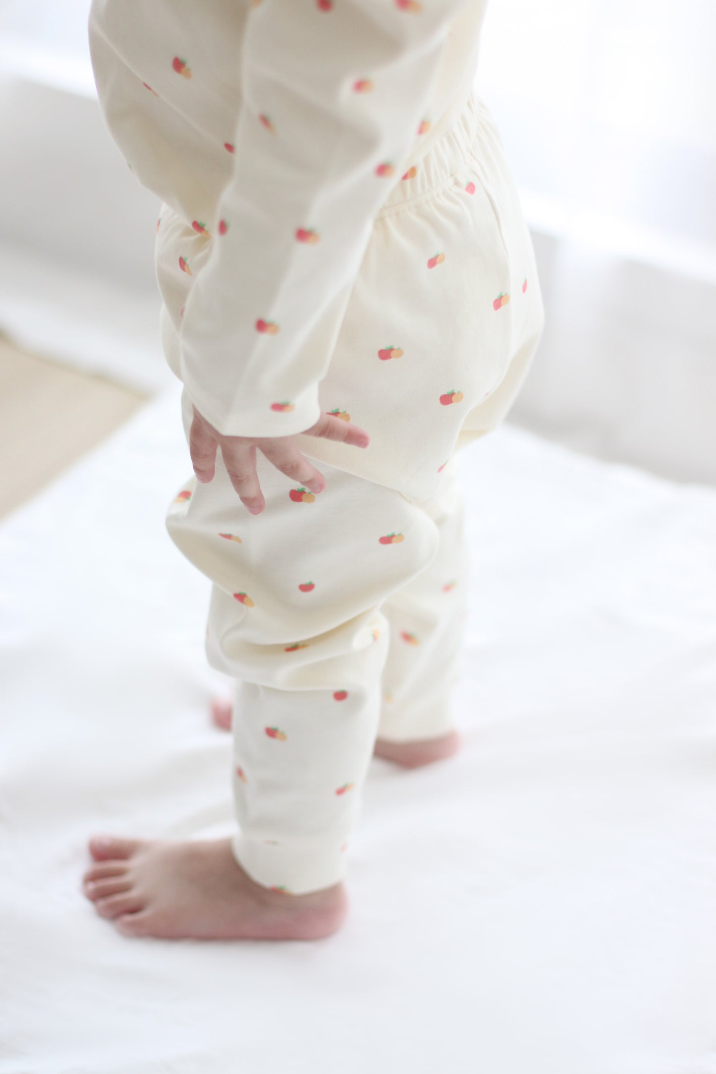 Organic Cotton Long Sleeve Pyjamas - AppleOrange