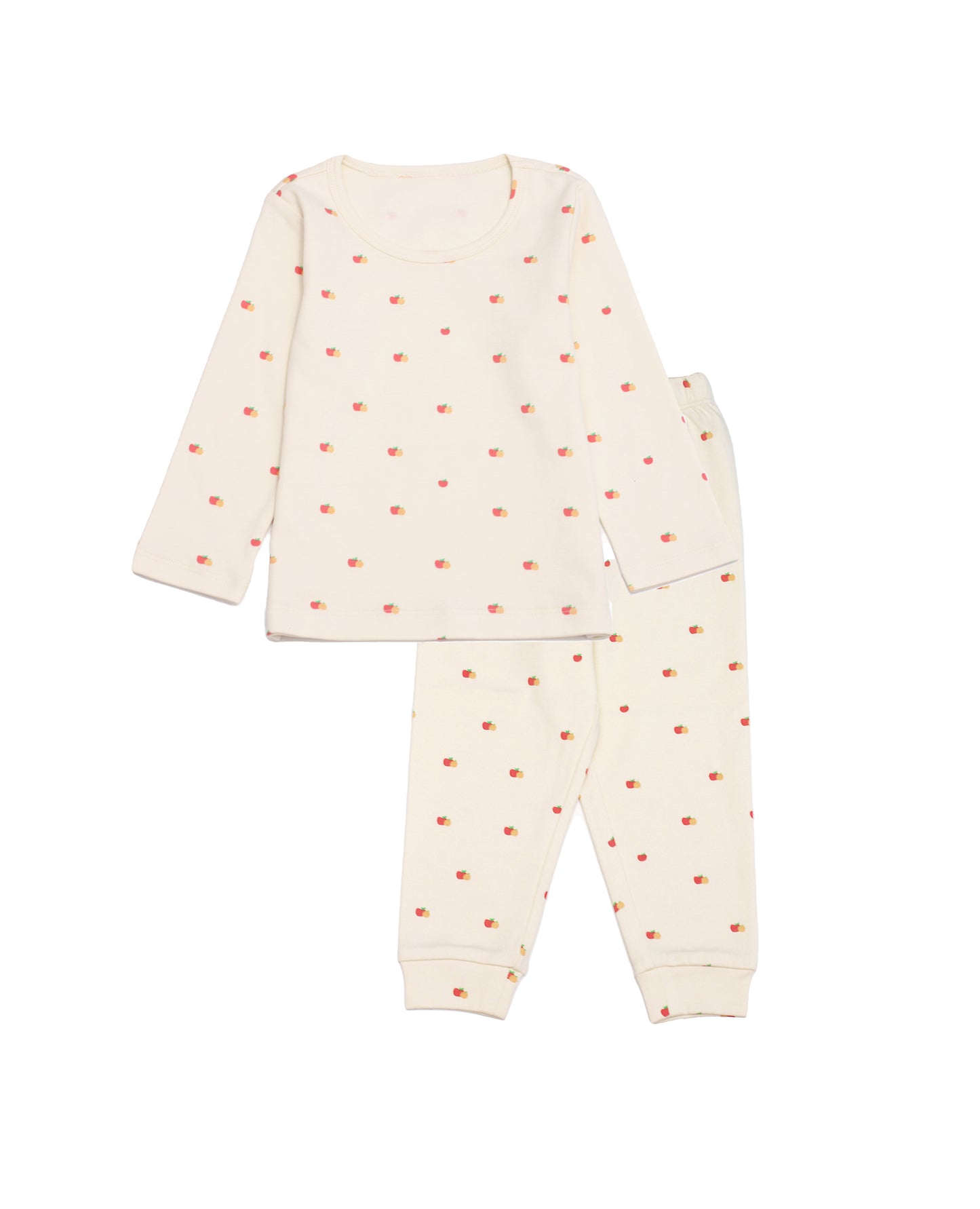 Organic Cotton Long Sleeve Pyjamas - AppleOrange