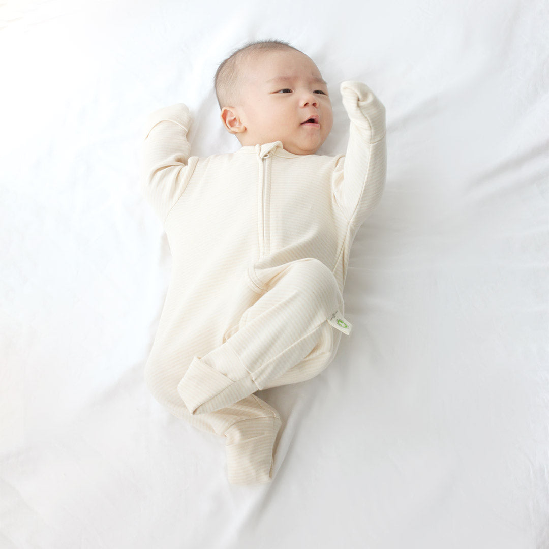 Organic Cotton Onepiece Pyjamas - Purely Natural