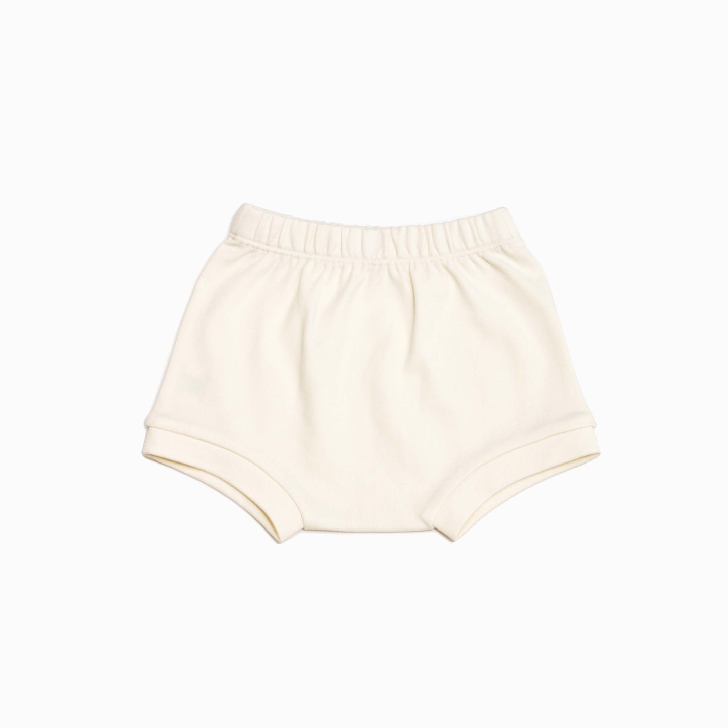 Organic Cotton Short Sleeve Casual Set - Cream White