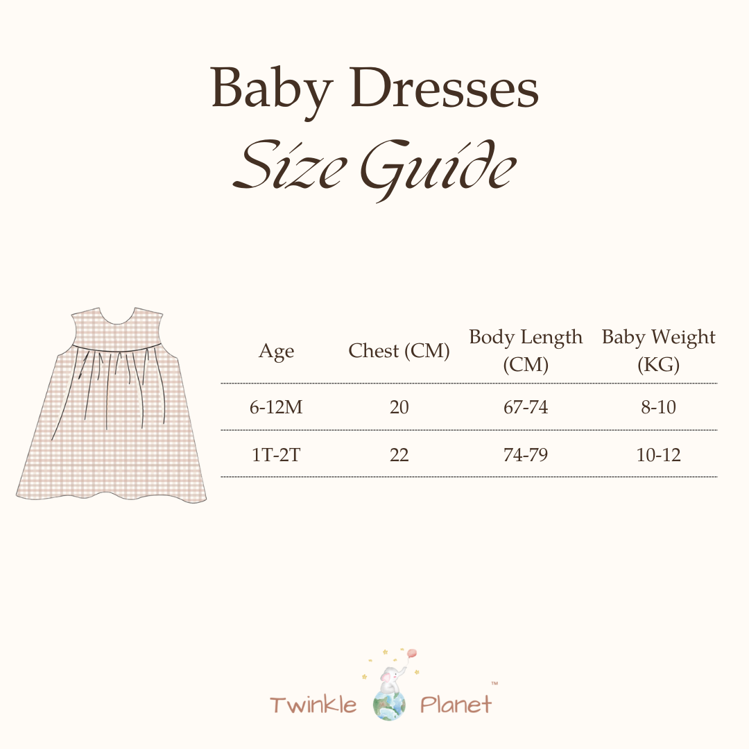 Organic Cotton Gingham Sleeveless Dress - Purely Natural