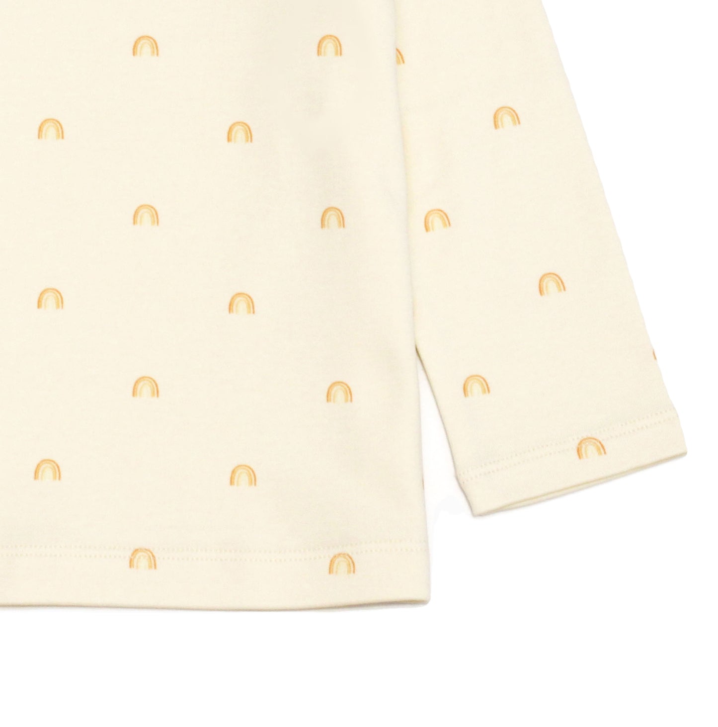 Organic Cotton Long Sleeve Pyjamas - Sunshine Rainbow