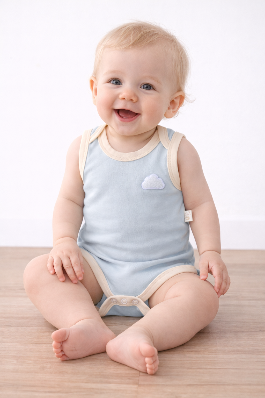 CloudTouch Organic Cotton Sleeveless Bodysuit