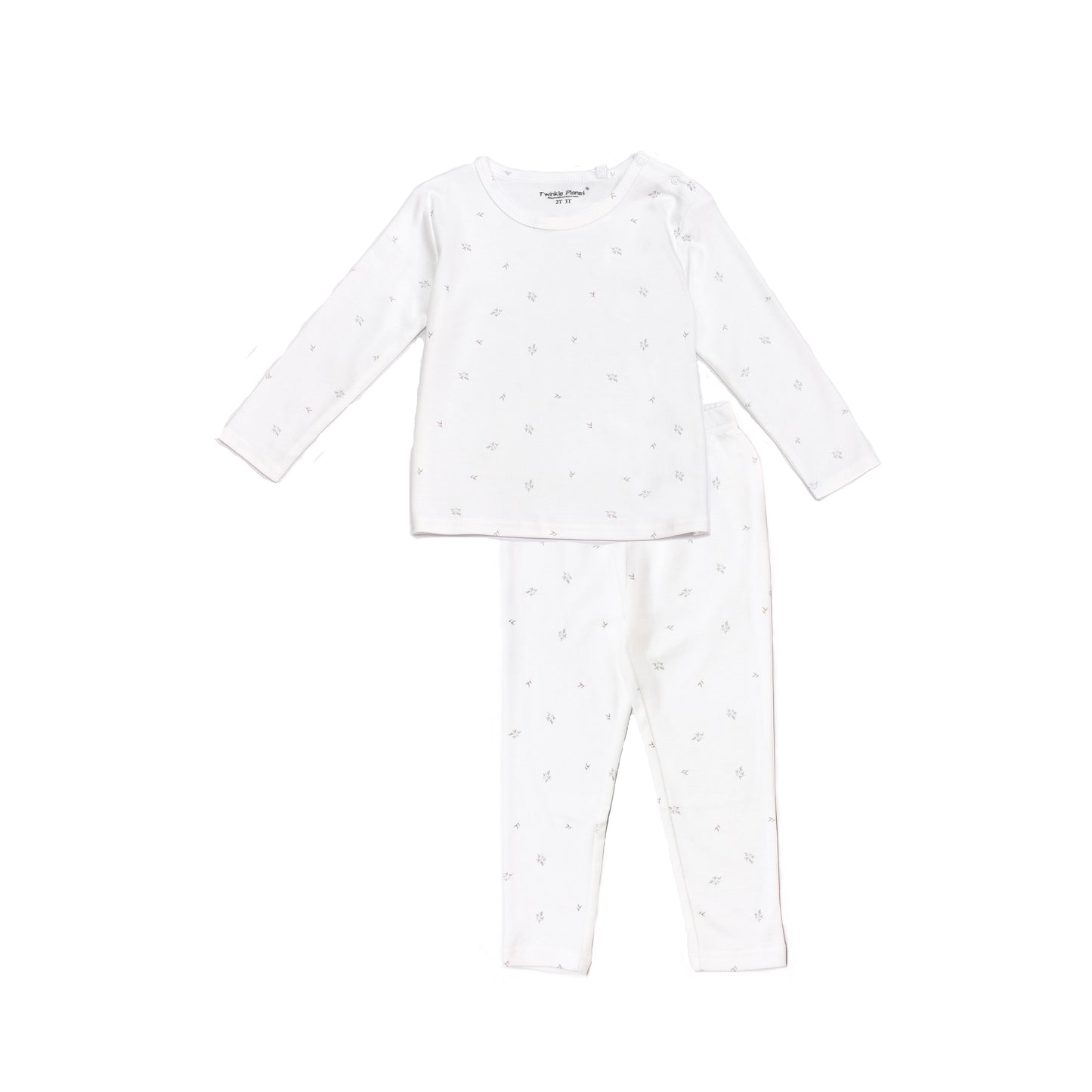 Twinkle Planet 100% Organic Cotton Baby Toddler Long Sleeve Pyjamas