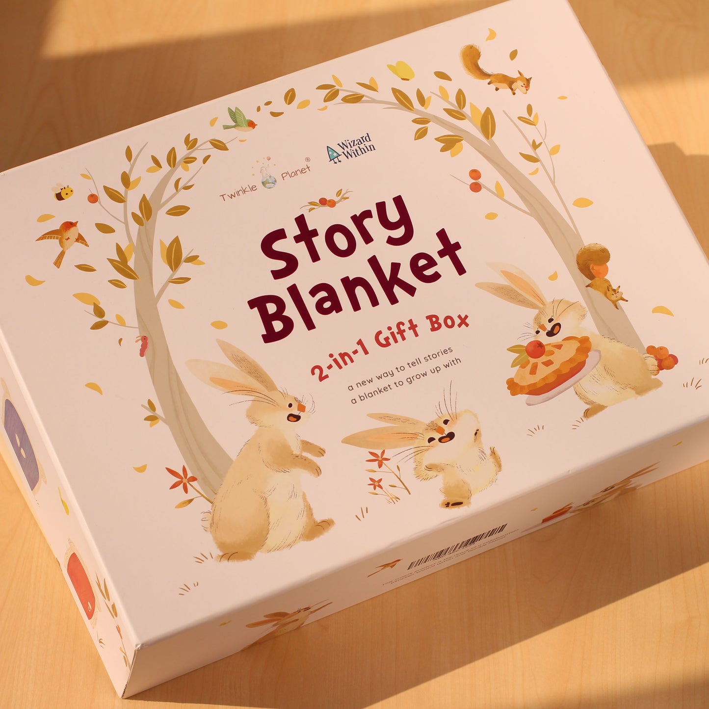 Organic Cotton Magical Bedtime Story Blanket (Twinkle Planet X Wizards Within Collaboration)