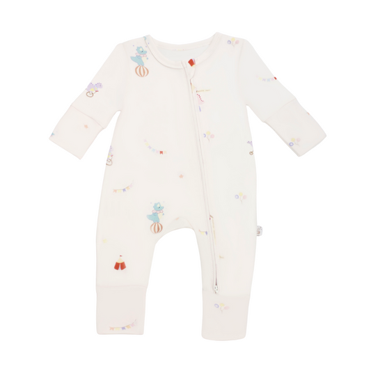 Twinkle Planet Organic Cotton One-piece Baby Toddler Pyjamas Jumpsuits Zipper