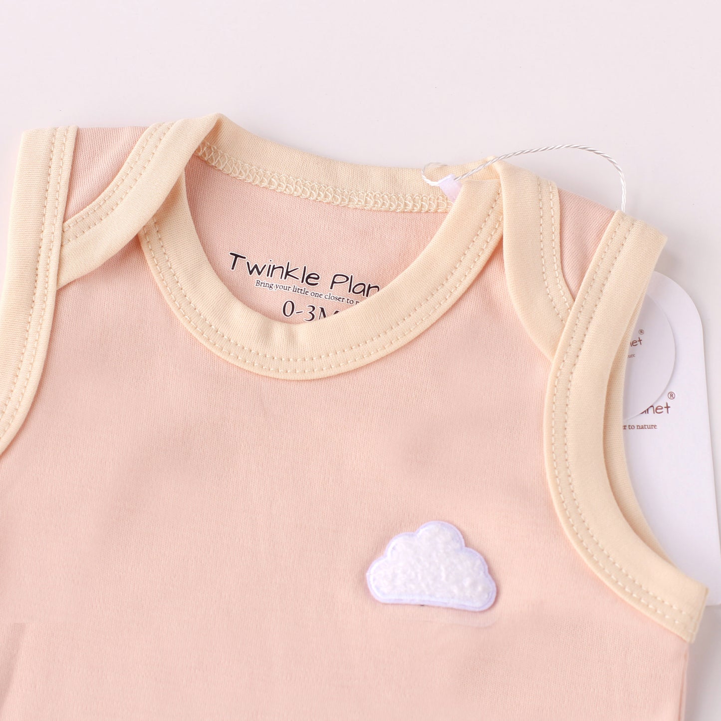 CloudTouch Organic Cotton Sleeveless Bodysuit