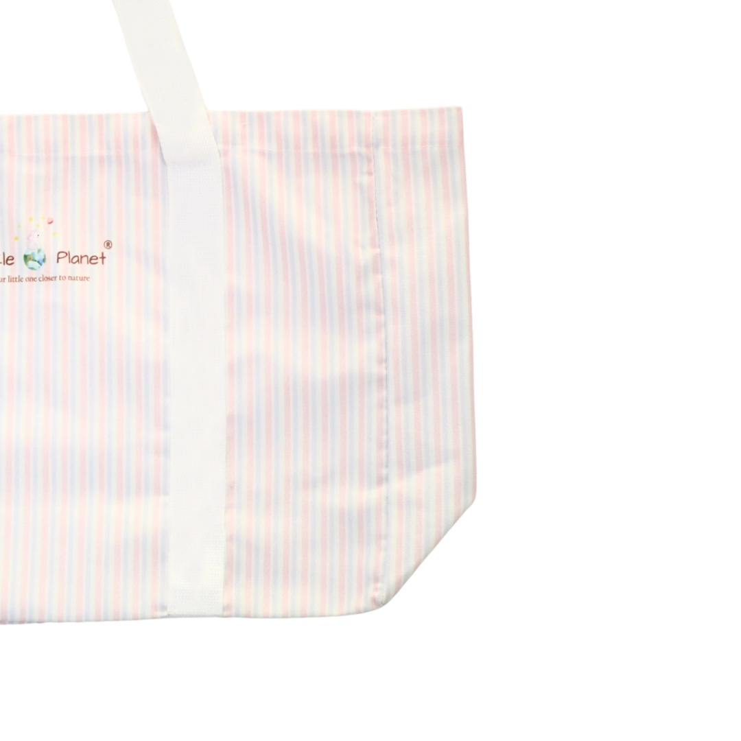 Twinkle Planet Stripe Tote Bag