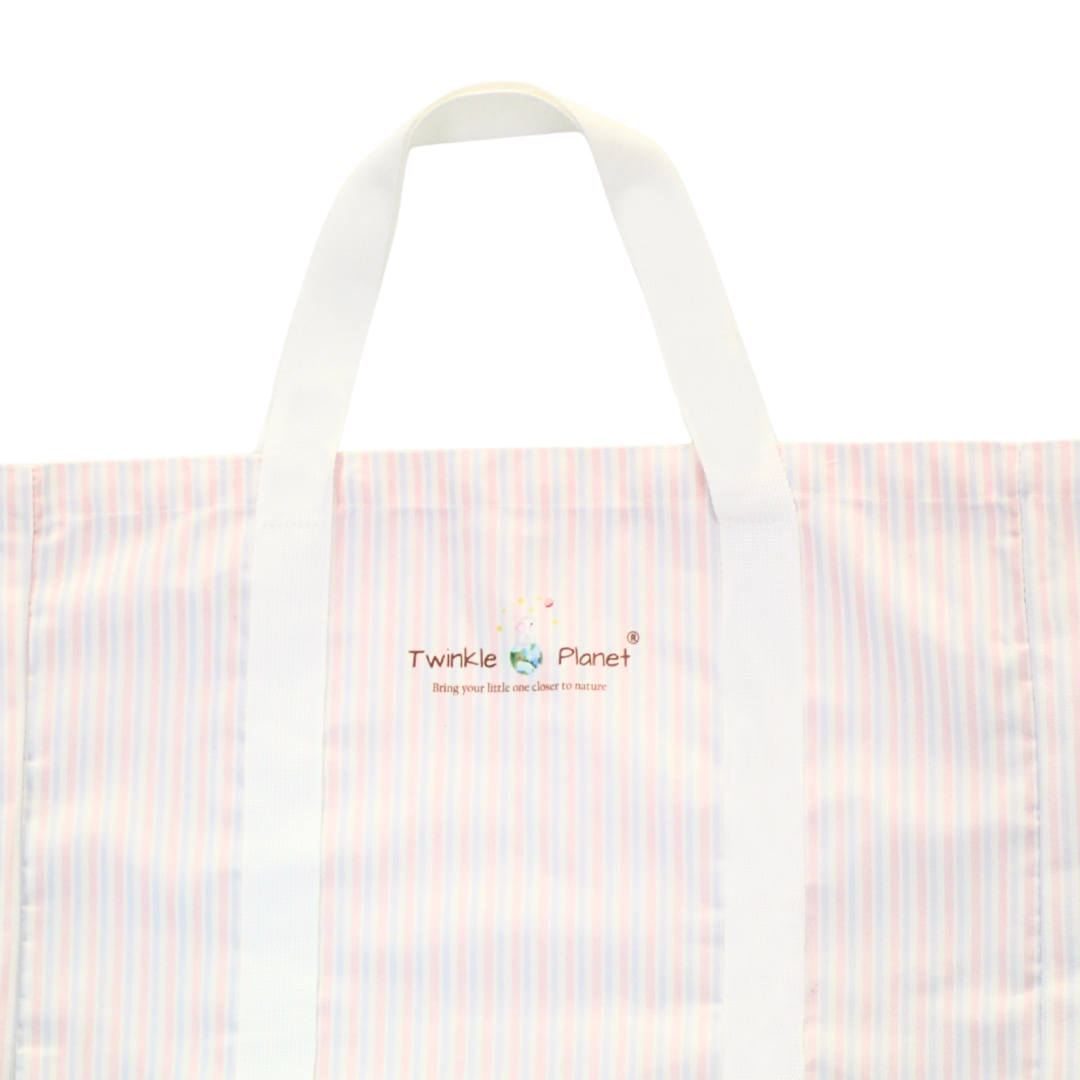 Twinkle Planet Stripe Tote Bag
