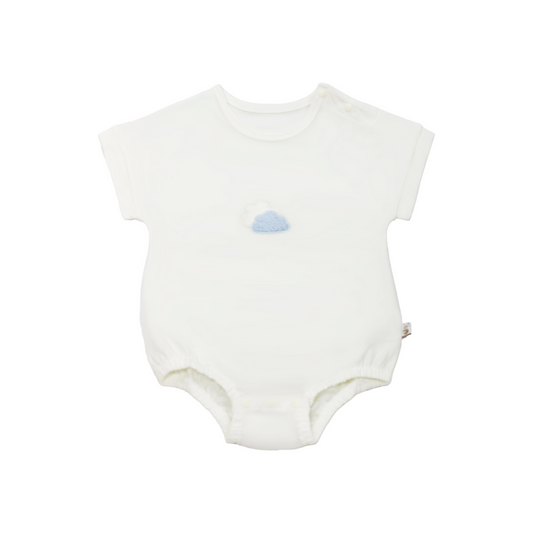 Twinkle Planet Organic Short Sleeve Bodysuit - Cotton Candy