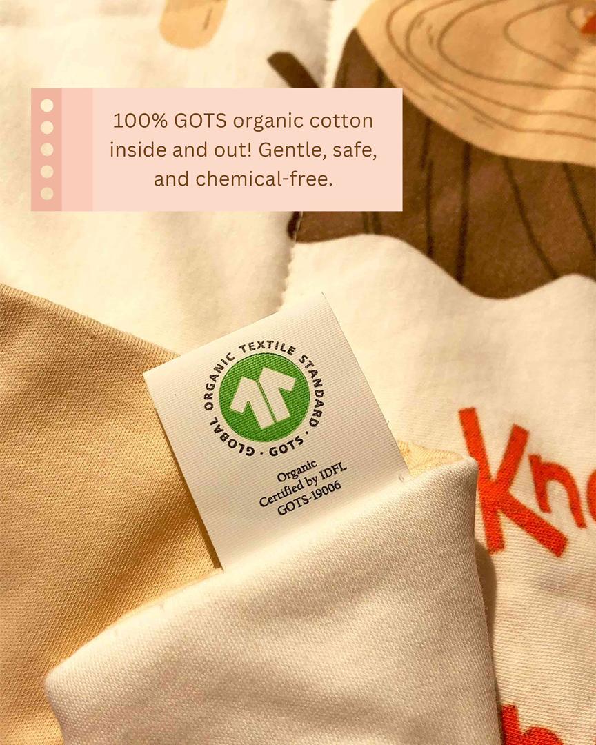 Organic Cotton Magical Bedtime Story Blanket (Twinkle Planet X Wizards Within Collaboration)