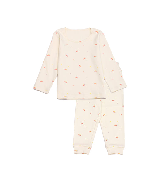 Organic Cotton Long Sleeve Pyjamas - Toy Car