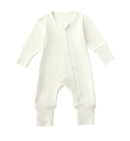 Organic Cotton Onepiece Pyjamas - Purely Natural