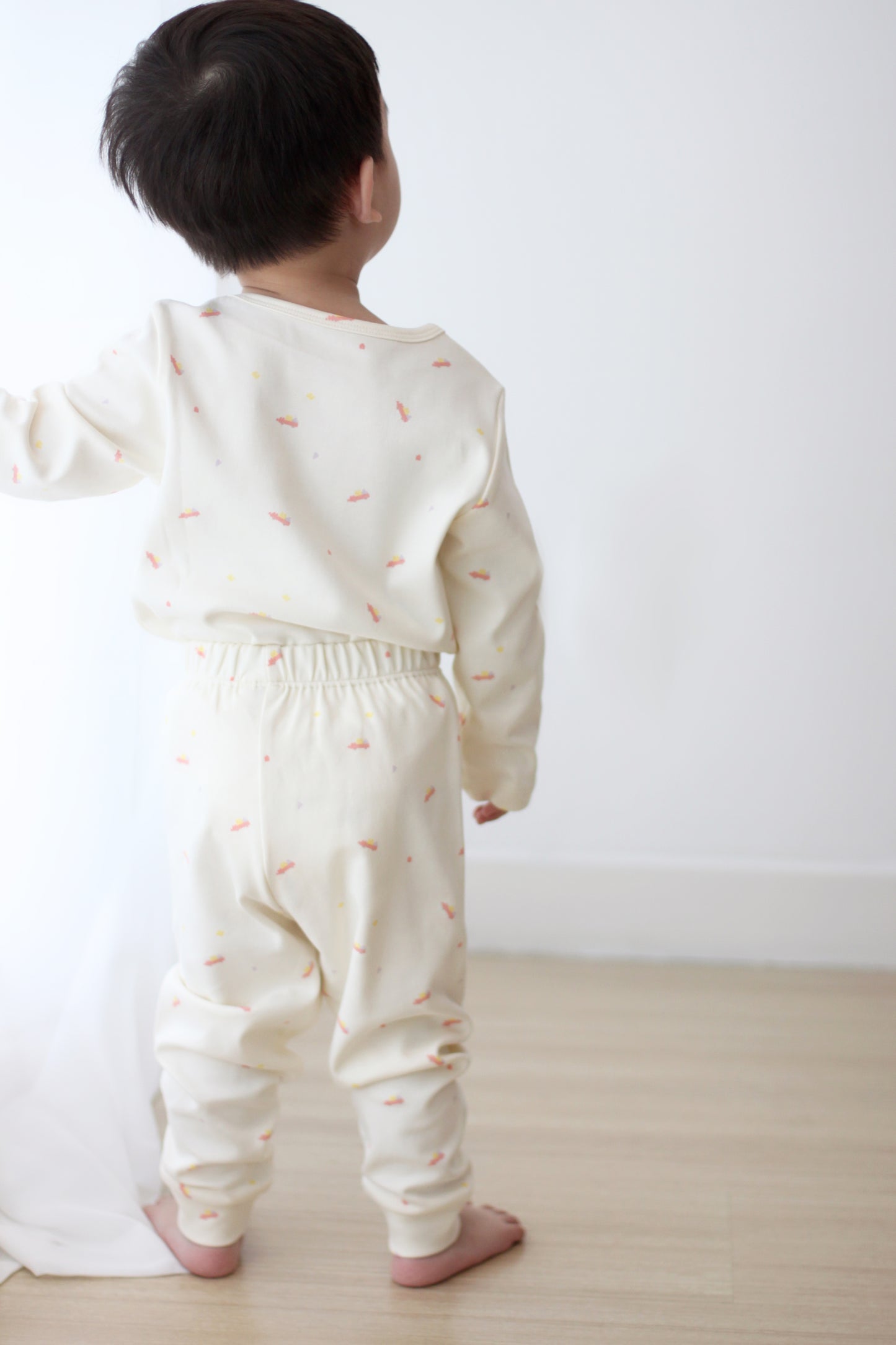 Organic Cotton Long Sleeve Pyjamas - Toy Car