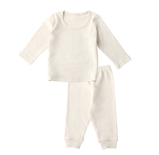 Organic Cotton Long Sleeve Pyjamas - Purely Natural