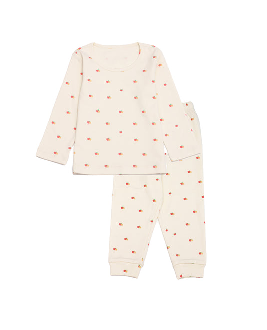 Organic Cotton Long Sleeve Pyjamas - AppleOrange