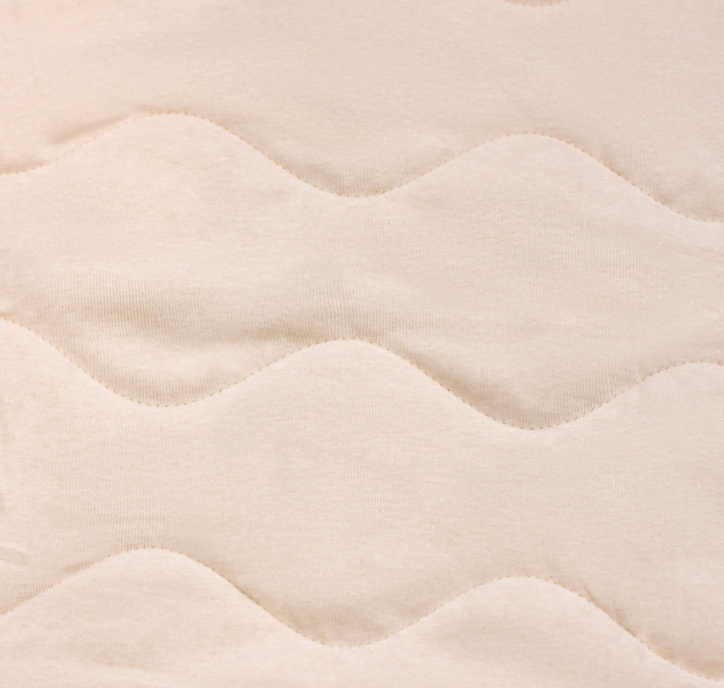 Organic Cotton Quilted Wavy Blanket with Plant-based fibre filling - Purely Natural