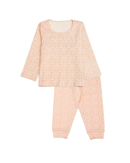 Organic Cotton Long Sleeve Pyjamas - Blossom Flower